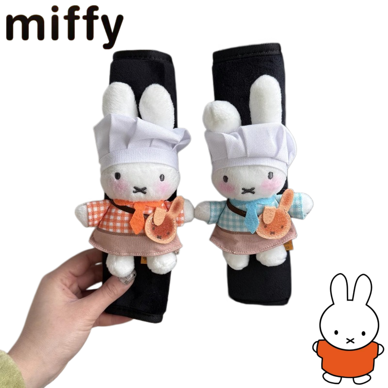 Car Accessories For Women - Creatieve Miffy Rabbit schattig cartoonpatroon autogordel