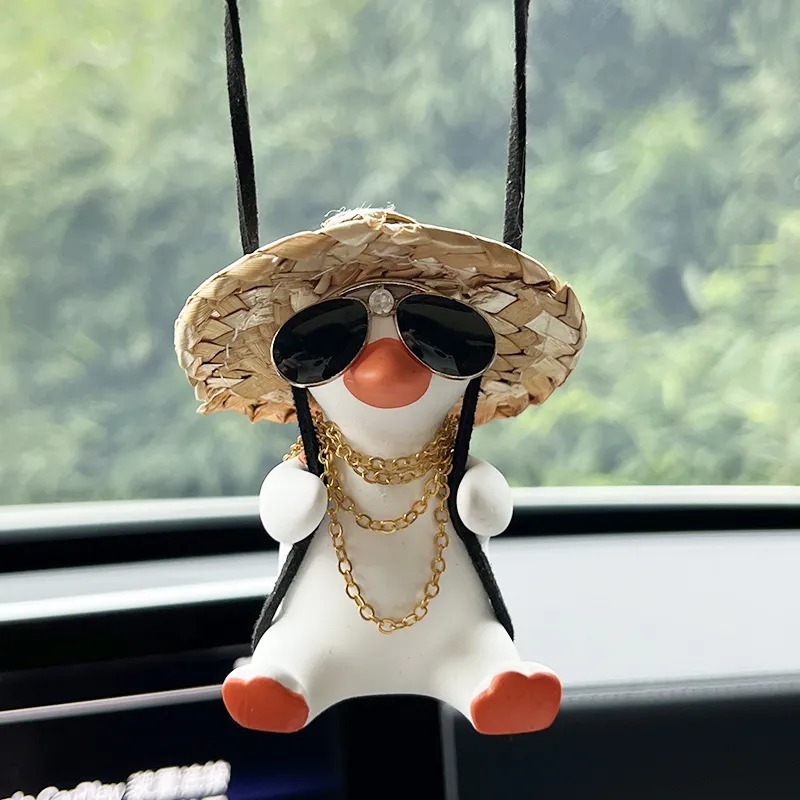 Car Accessories Mirror Hanging - Autohanger Leuke Anime Kleine Eend Swing