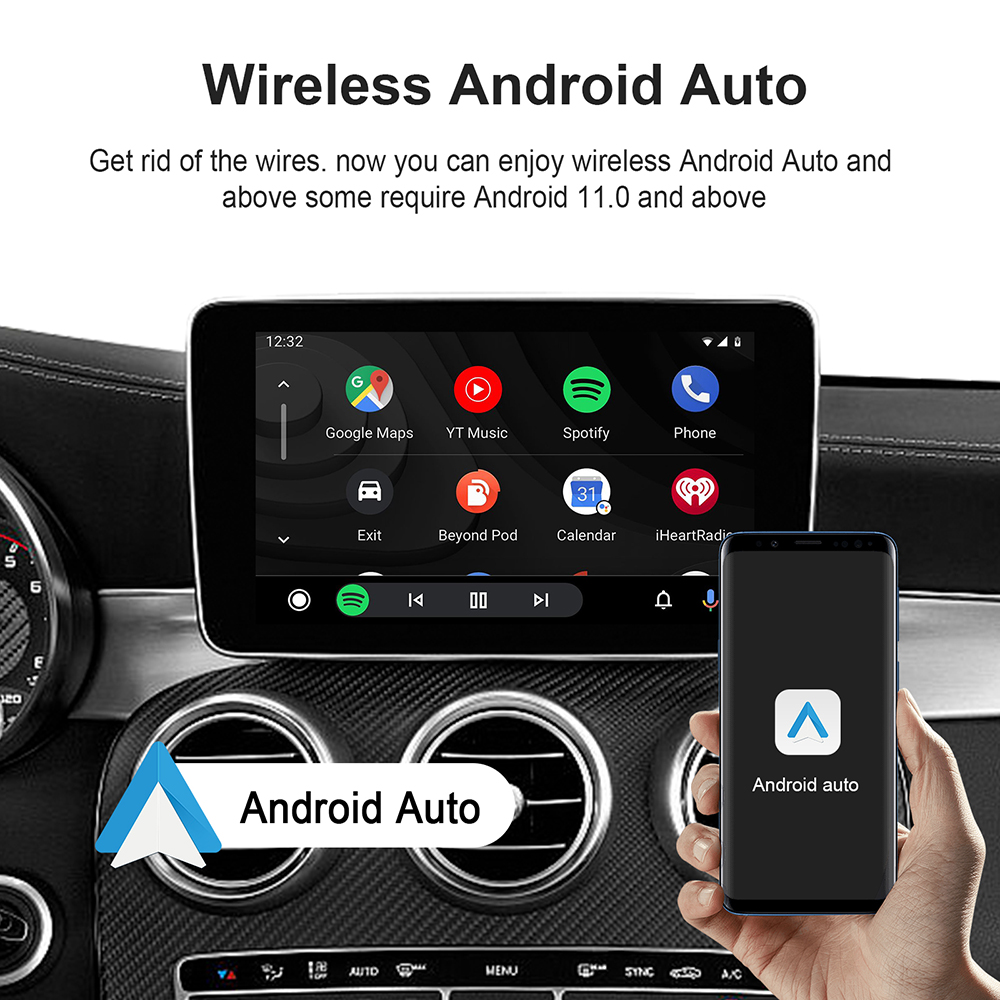 Android 13 AI Box Draadloze An - Car Accessories Youtube recensie en prijs