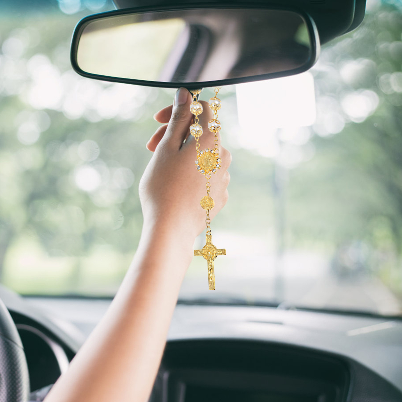 Parelachtige auto hangende orn - Car Accessories Mirror Hanging recensie en prijs