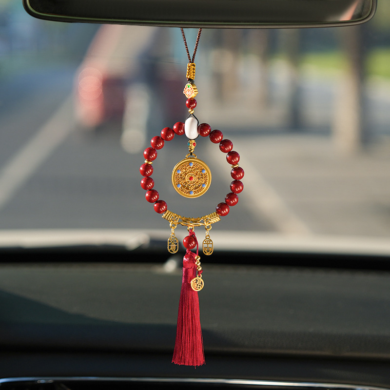 1 stuk Ping An Ruyi Kwast Stij - Car Accessories Mirror Hanging recensie en prijs