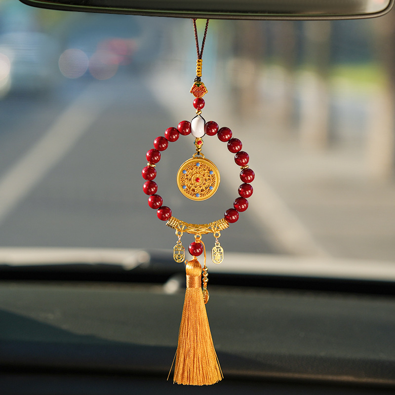 1 stuk Ping An Ruyi Kwast Stij - Car Accessories Mirror Hanging recensie en prijs