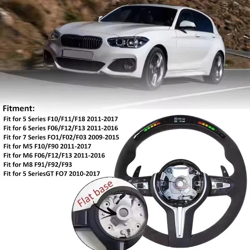 Lederen stuurwiel voor BMW F10 - Car Accessories Etsy recensie en prijs