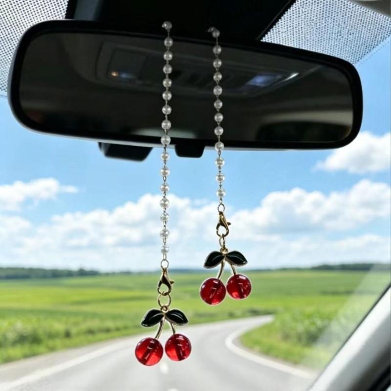 1 stuks kersen-thema auto acht - Car Accessories Mirror Hanging recensie en prijs