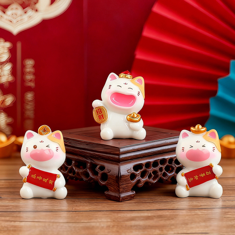 6 Stuks Mini Lucky Cat Ornamen - Car Accessories Walmart recensie en prijs