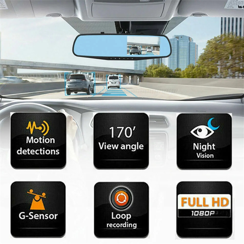 Spiegel Dashcam Fhd Dubbele Le - Car Accessories Youtube recensie en prijs
