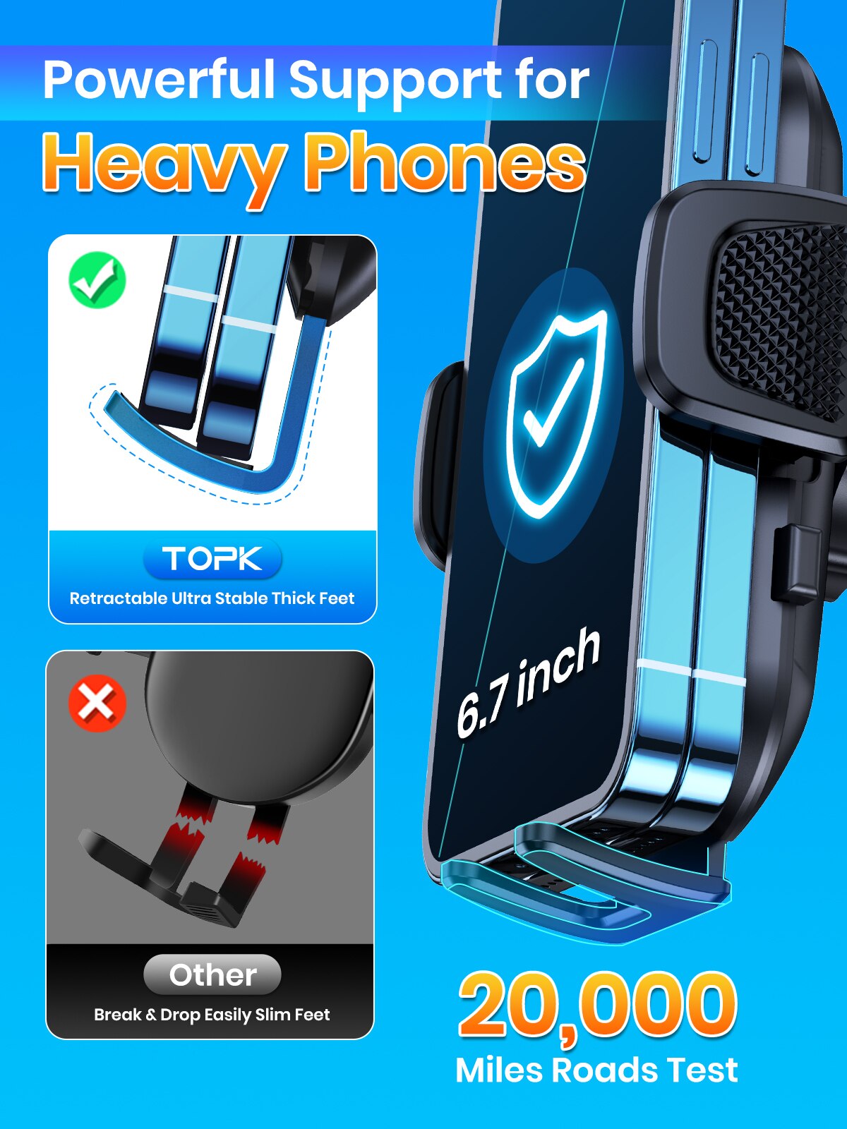 TOPK autotelefoonhouder zwaart - Car Accessories Xiaomi recensie en prijs