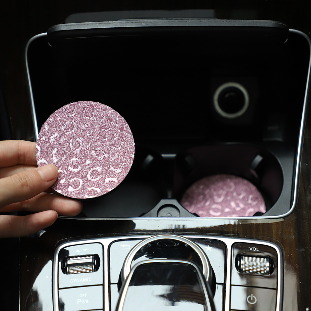 Twee luipaardprint TPU spranke - Car Accessories For Women recensie en prijs