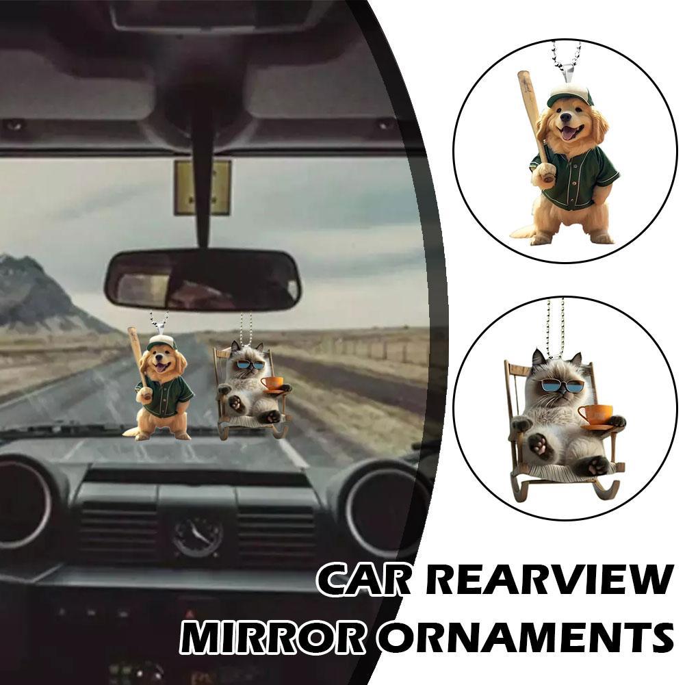 2D acryl autohanger universele - Car Accessories Mirror Hanging recensie en prijs