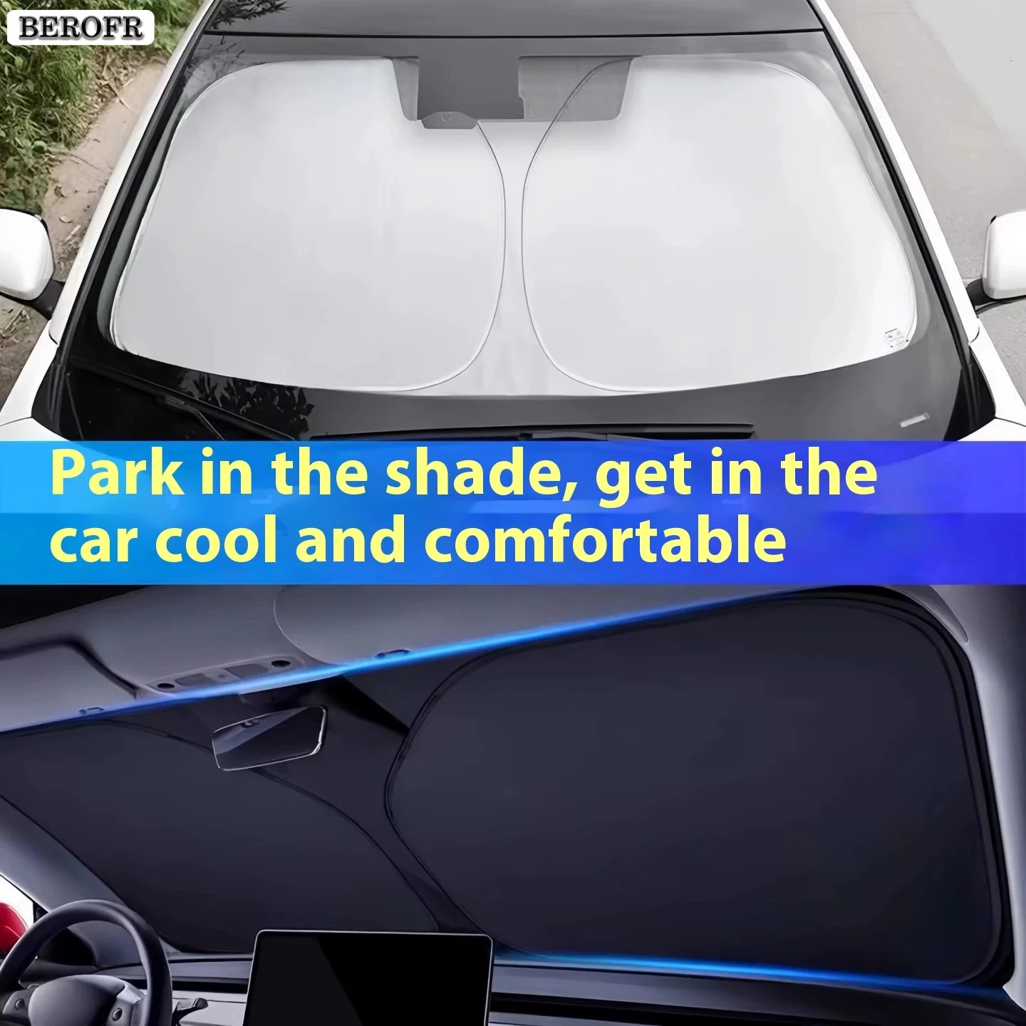 Auto Voorruit Zonnescherm Cove - Car Accessories Yate recensie en prijs
