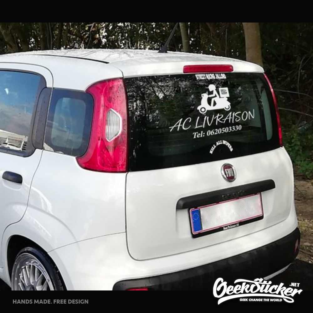 Aangepaste bedrijfsnaam sticke - Car Accessories Nz recensie en prijs